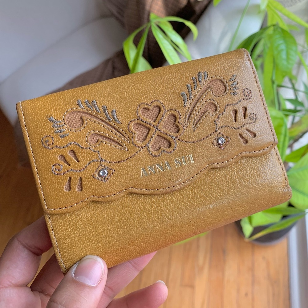 *Host Pick* Anna Sui Foldover Embroidered Wallet